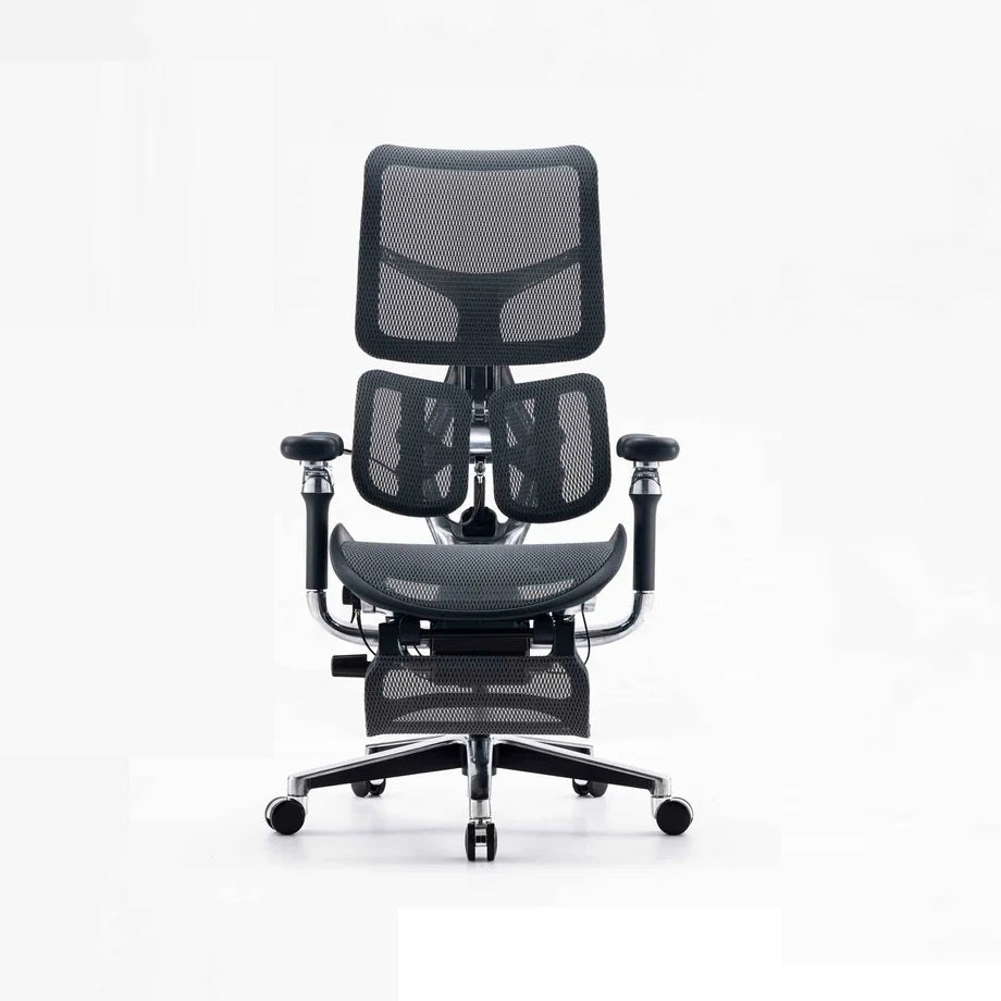 SIHOO Doro S300 Ergonomic Office Chair with Footrest – Black