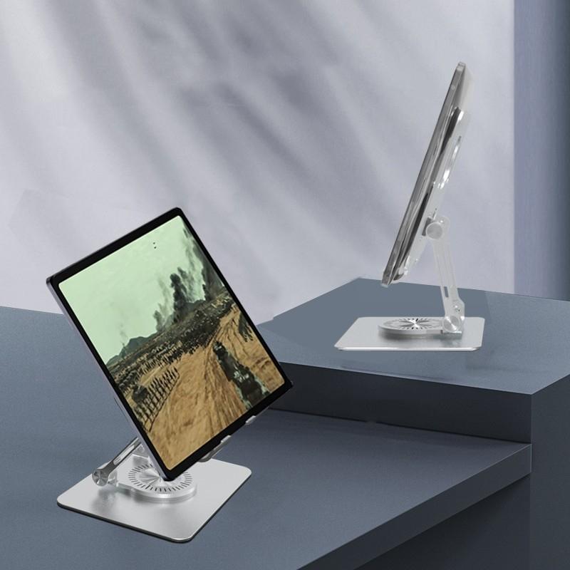 360° Rotating Aluminum Ergonomic Laptop Stand – Adjustable Height