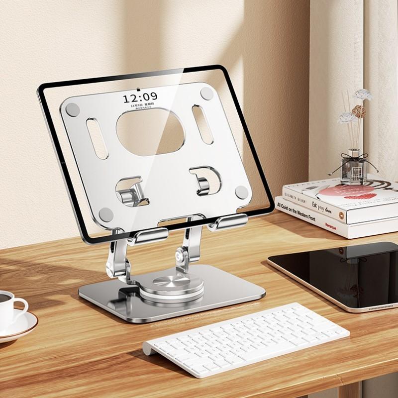 360° Rotating Aluminum Ergonomic Laptop Stand – Adjustable Height