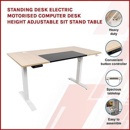 Electric Motorised Standing Desk – Height Adjustable Sit-Stand Desk