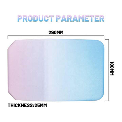 Gradual Green Ergonomic PU Mouse Pad with Wrist Support